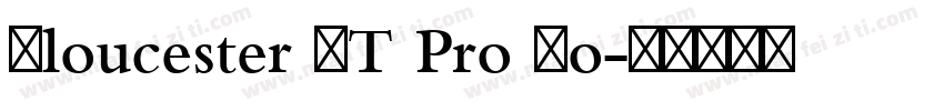 Gloucester MT Pro Bo字体转换